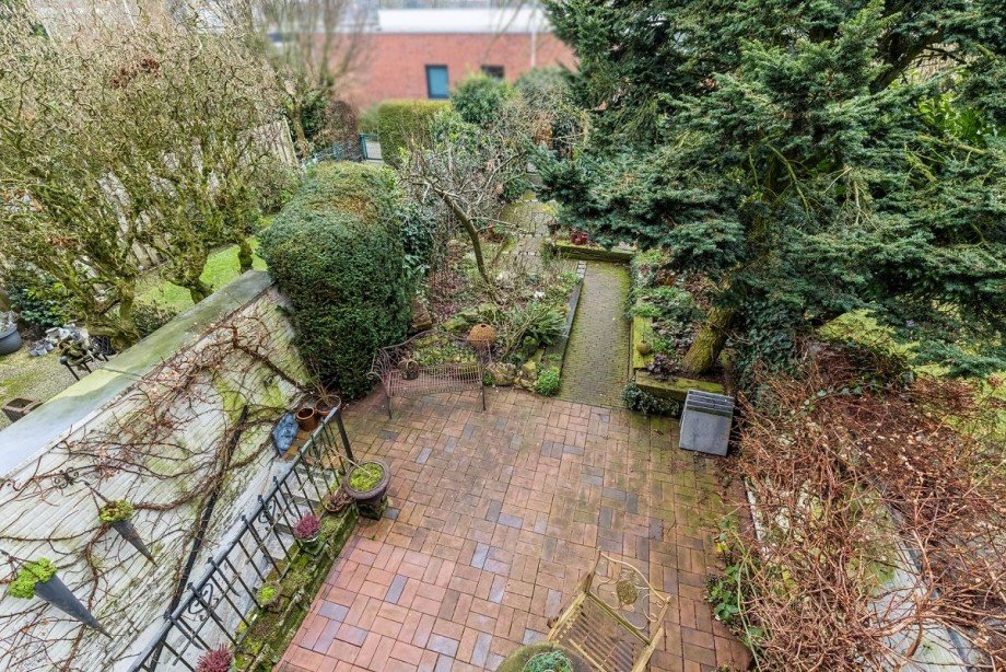 Loggia - Blick in den Garten Reihenmittelhaus Bocholt