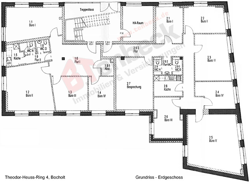 EG - Theodor-Heuss-Ring 4 B�ro / Praxis Bocholt