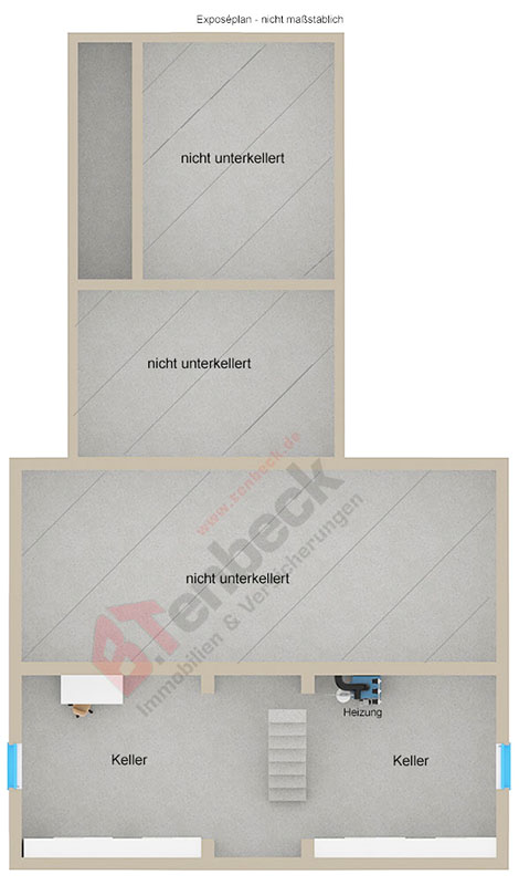 Grundriss - Keller Einfamilienhaus Bocholt