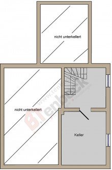 Grundriss - Keller Einfamilienhaus mit Keller und Garage in ruhiger Lage von Bocholt!