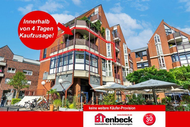 Ansicht - Lage Bocholt Wohnung Eigentumswohnung in der Innenstadt von Bocholt!