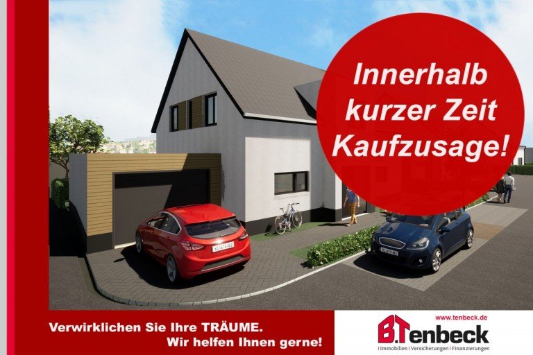 Ansicht - Animation Bocholt Einfamilienhaus Modernes & helles Wohnen! Freistehendes Einfamilienhaus KfW 55 mit Garage in Bocholt!