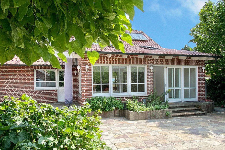 Ansicht Terrasse Einfamilienhaus Bocholt