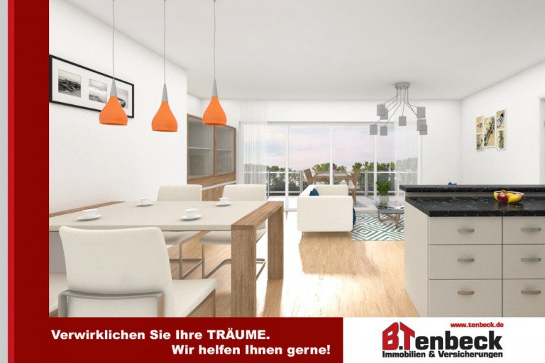 Beispiel - Wohnung 3 Bocholt Wohnung (4) Modernes und helles Wohnen - Aufzug - gro�er Balkon - 1. Obergeschoss - N�he Zentrum von Bocholt!