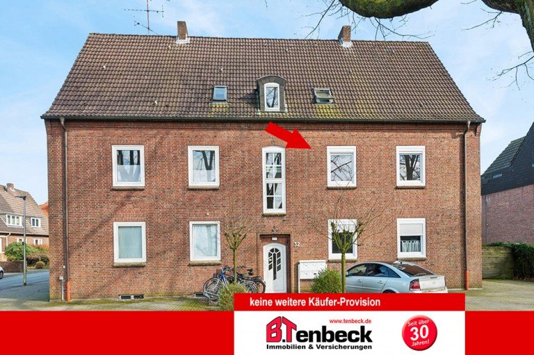 Ansicht des Hauses Bocholt Wohnung 3-Zimmer-Wohnung in Bocholt - N�he Innenstadt! Eigentum statt Miete!