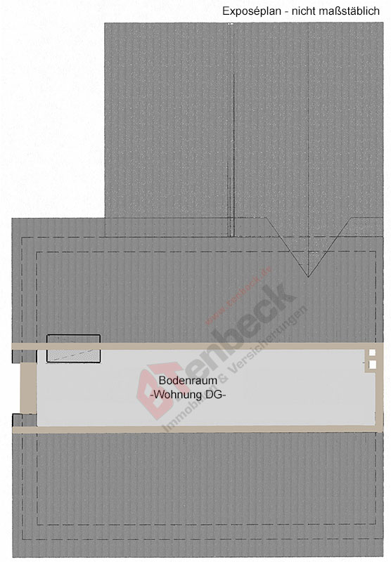 Grundriss - Spitzboden Zweifamilienhaus Bocholt