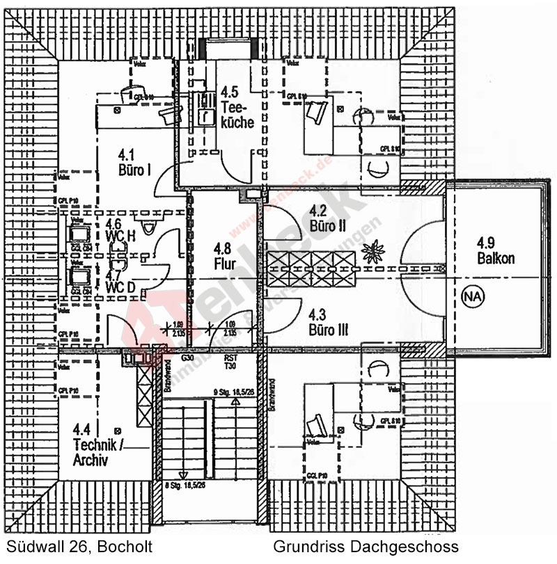DG - S�dwqall 26 B�ro / Praxis Bocholt