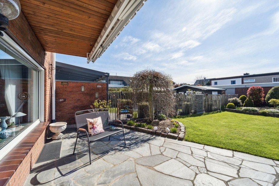 Terrasse - S�d-Lage Reihenmittelhaus Bocholt