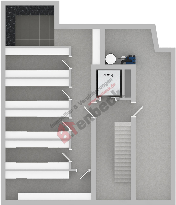 Grundriss - Keller Wohnung Bocholt