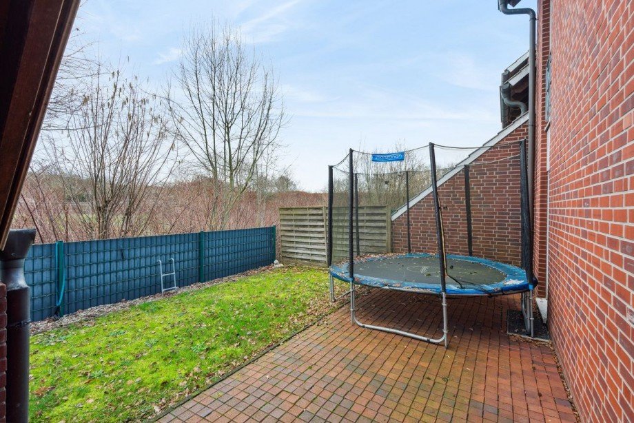 Terrasse hinten Reihenmittelhaus Bocholt