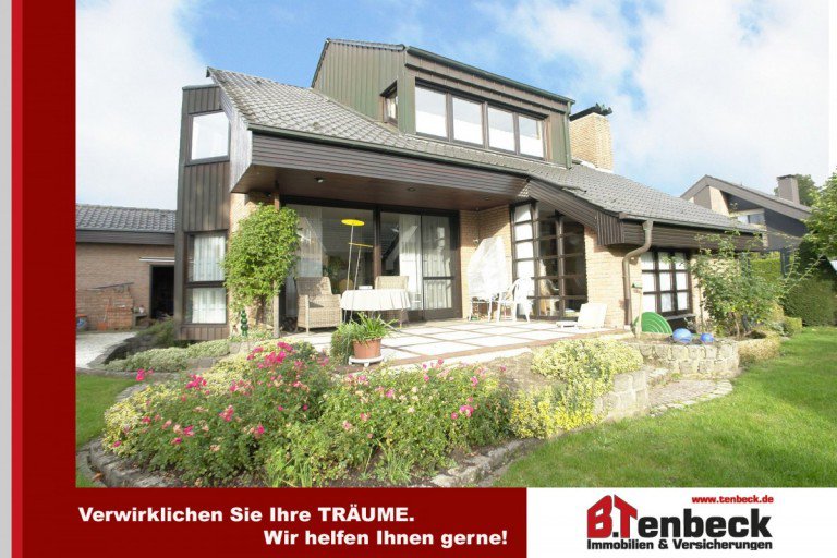 Ansicht - Garten Bocholt Einfamilienhaus Gro�z�giges Einfamilienhaus in guter und ruhiger Wohnlage von Bocholt!