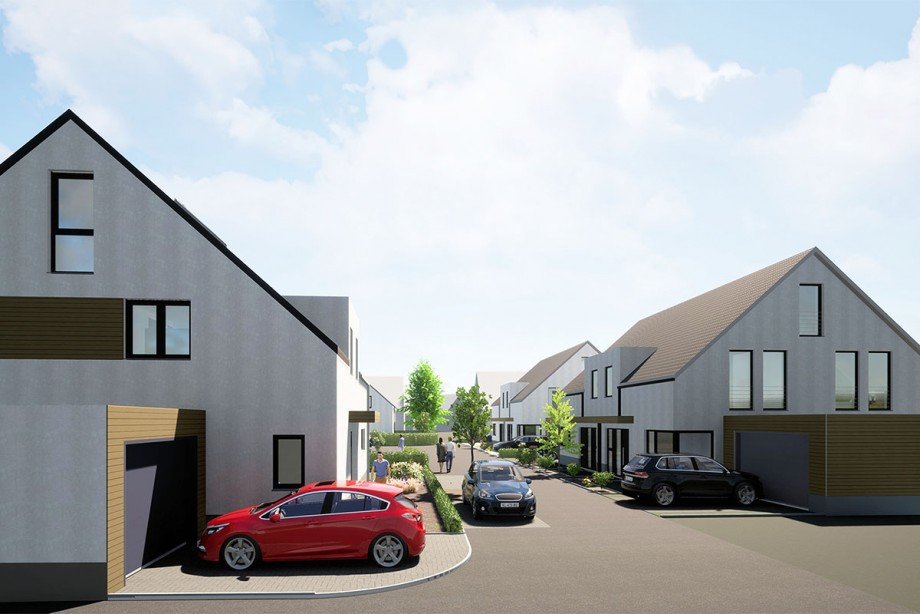 Ansicht - Lage Einfamilienhaus Bocholt