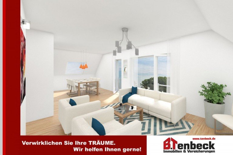 Wohnen-Essen Bocholt Wohnung (5) Nur wenige Gehminuten bis zur Innenstadt von Bocholt - mit dem Aufzug direkt in die Wohnung - gro�e Dachterrasse!+++