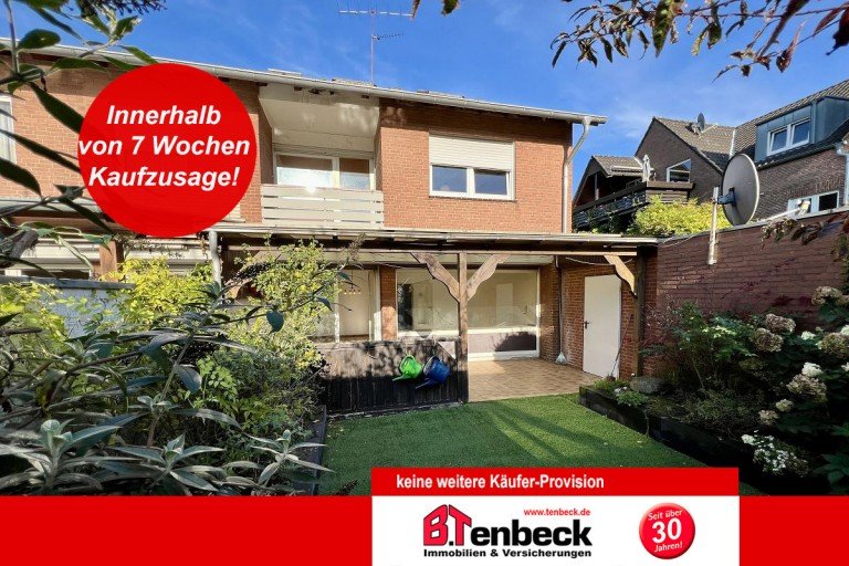 Ansicht - Garten Isselburg-Werth Doppelhaush�lfte Sanierungsbed�rftige Doppelhaush�lfte mit Garage in Isselburg-Werth!