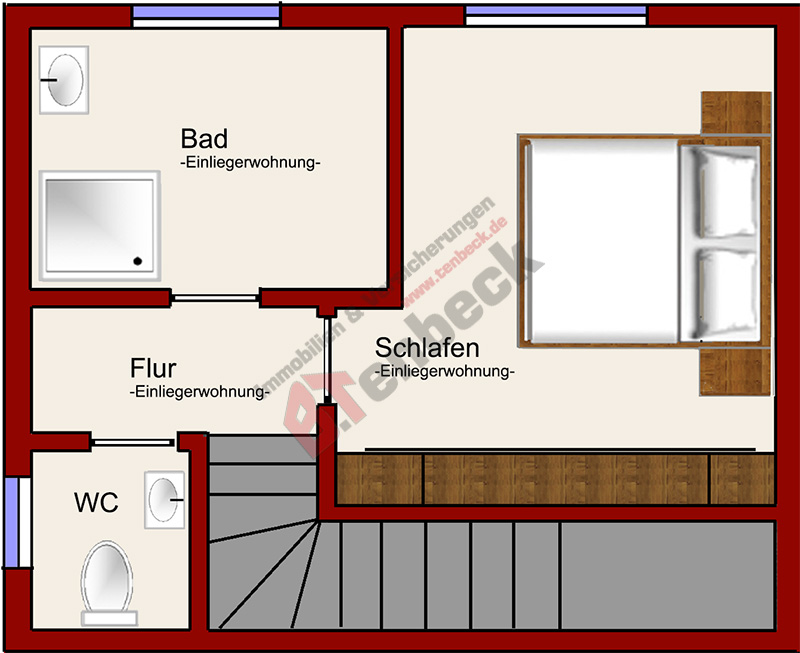 Grundriss - Dachgeschoss Einfamilienhaus Isselburg