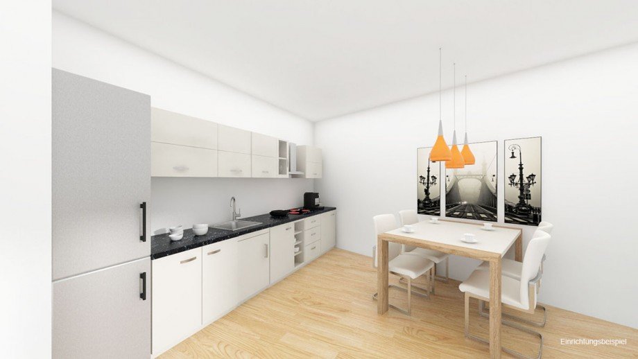 Einrichtungsbeispiel - Kochen-Essen Wohnung Bocholt