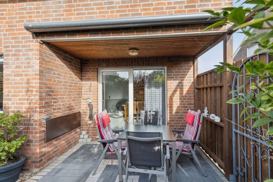 Terrasse Doppelhaush�lfte Bocholt
