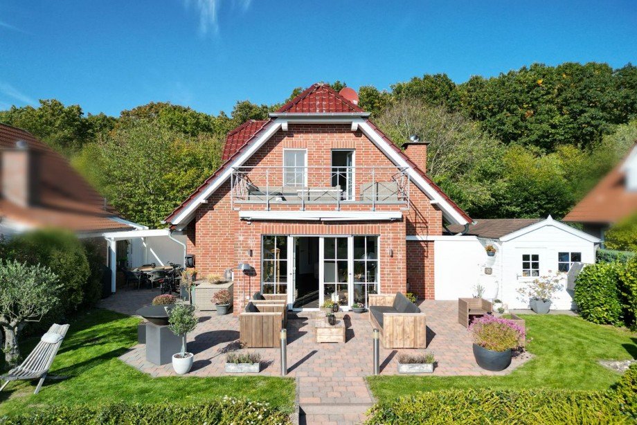 Ansicht - Luftbild Einfamilienhaus Borken