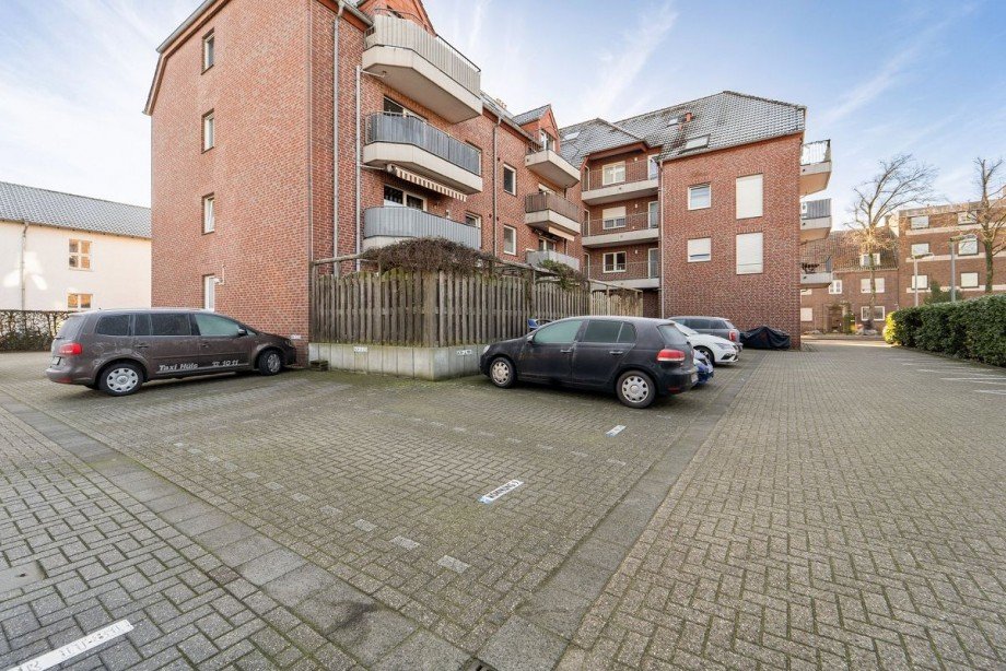 Ansicht Haus hinten Wohnung Bocholt