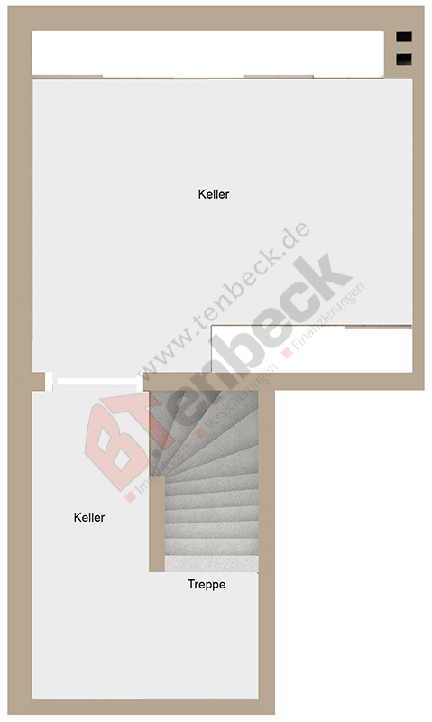 Grundriss - Keller Einfamilienhaus Bocholt