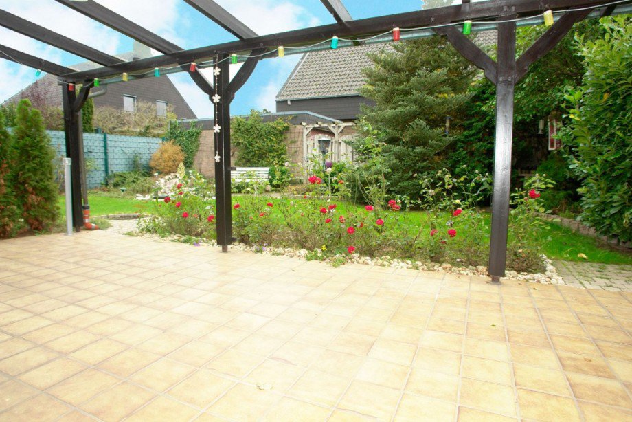 ... Terrasse Doppelhaush�lfte Bocholt