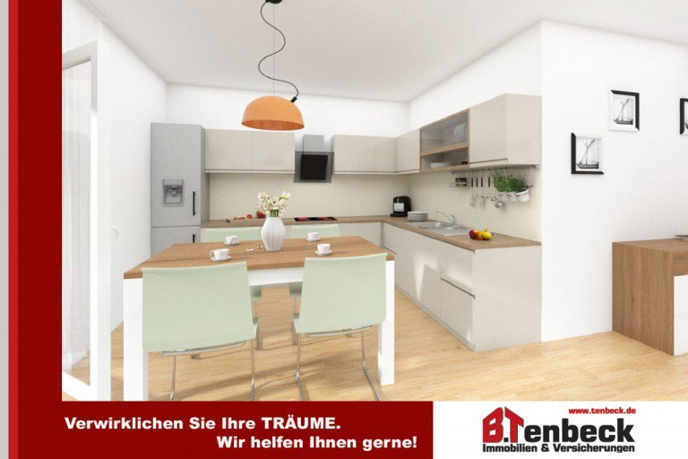 K�che Isselburg Wohnung (8)Genau das Richtige! Erstbezug - Aufzug - Loggia! Eigentumswohnung in Isselburg!