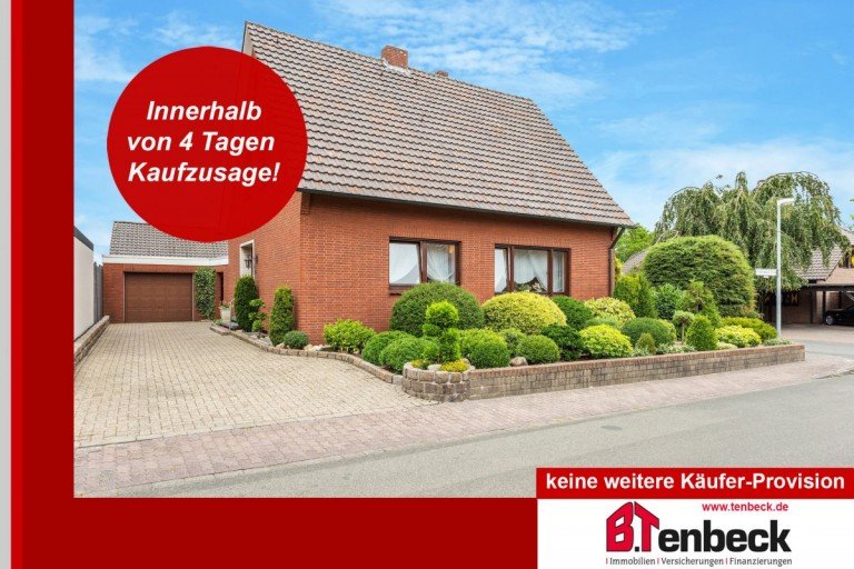 Ansicht des Hauses Bocholt Einfamilienhaus Freistehendes Einfamilienhaus in guter Lage von Bocholt-Stenern!
