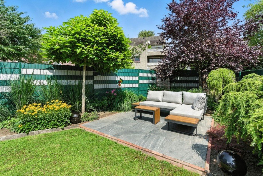 Terrasse im Garten Einfamilienhaus Bocholt
