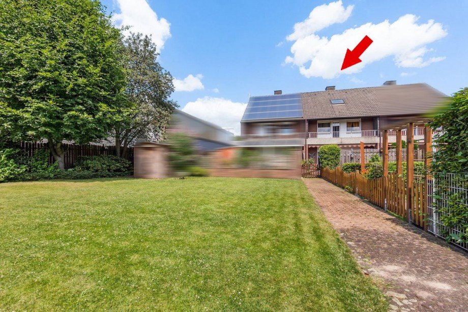 Ansicht - Lage Garten Reihenmittelhaus Bocholt