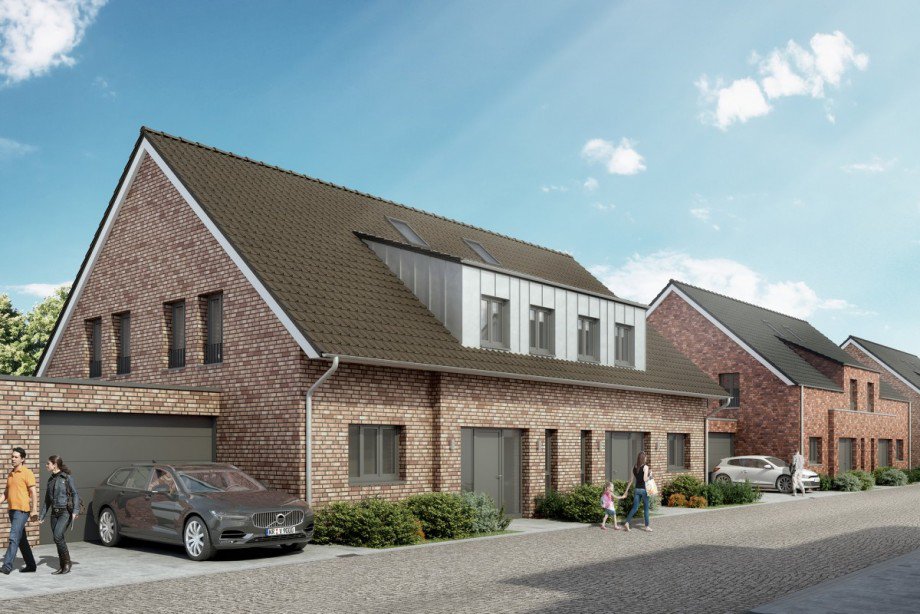Ansicht - Variante 2 Doppelhaush�lfte Bocholt