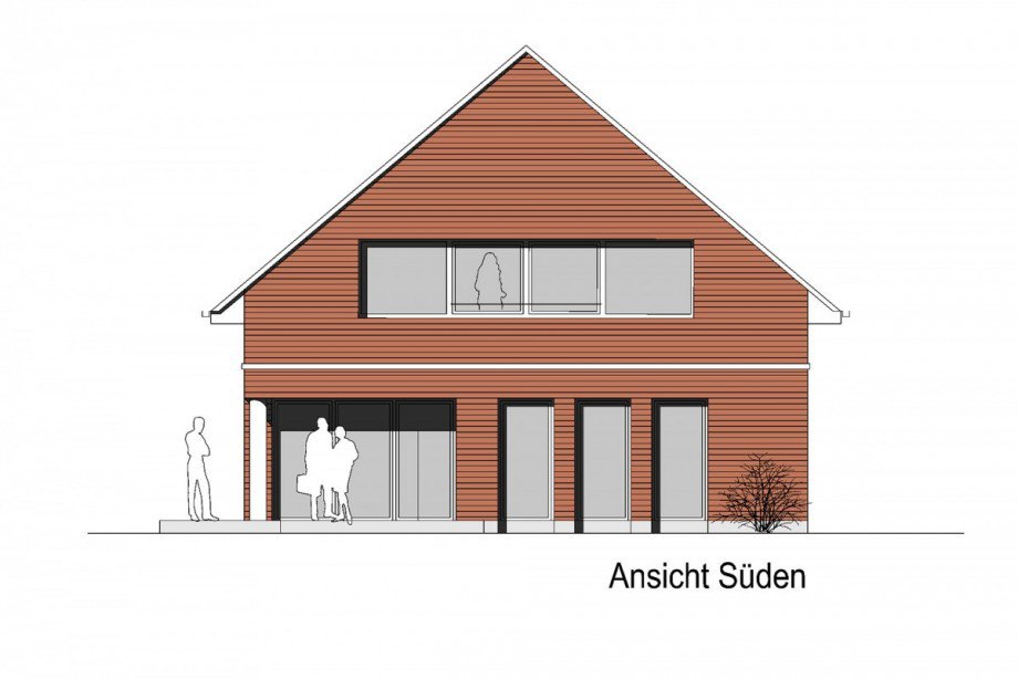 Ansicht - S�den Einfamilienhaus Bocholt