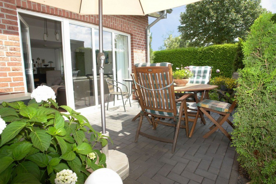 ... Terrasse Doppelhaush�lfte Bocholt