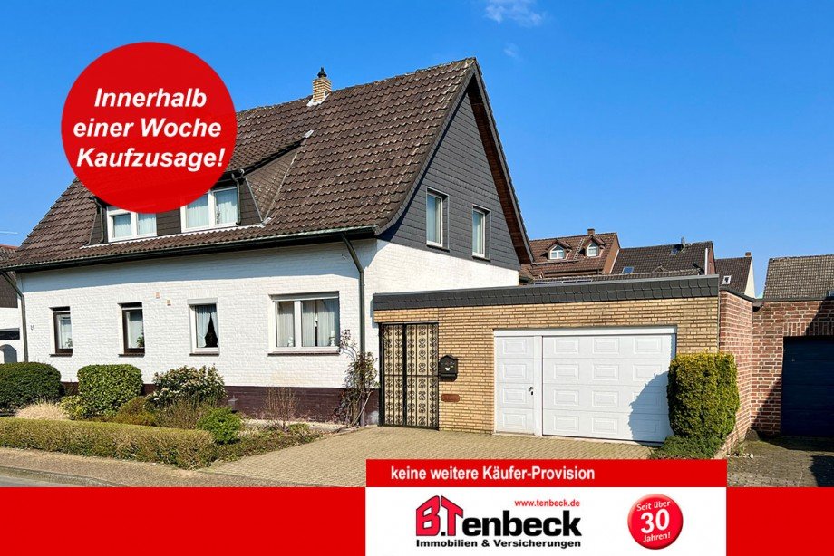 Ansicht des Hauses Doppelhaush�lfte Bocholt