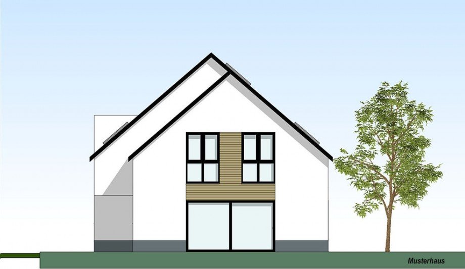 Ansicht S�d Einfamilienhaus Bocholt
