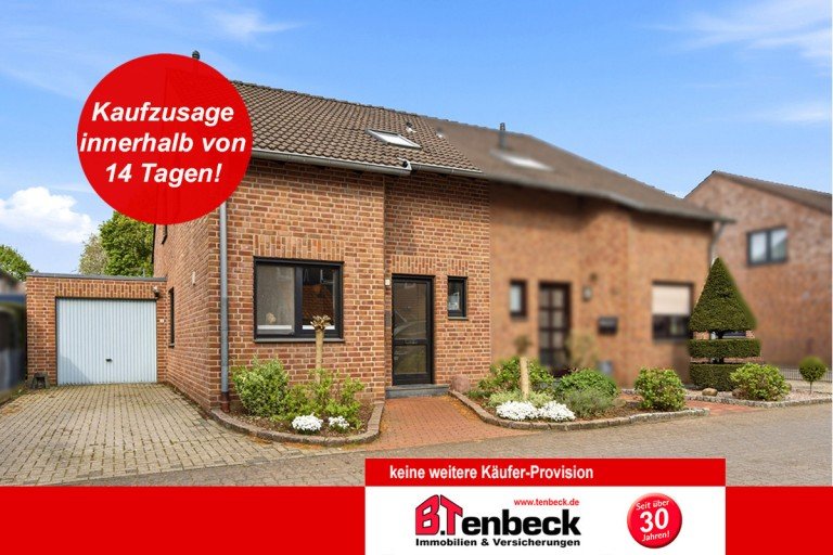 Ansicht des Hauses Bocholt Doppelhaush�lfte Doppelhaush�lfte in ruhiger Sackgassenlage von Bocholt!