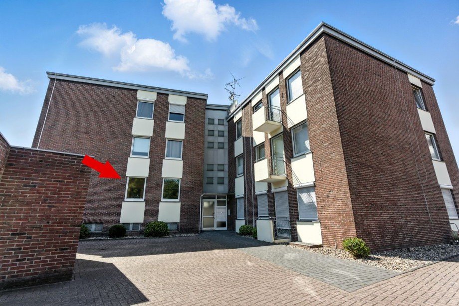 Ansicht des Hauses Wohnung Bocholt