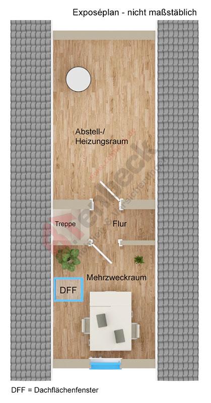 Grundriss - Spitzboden Einfamilienhaus Borken