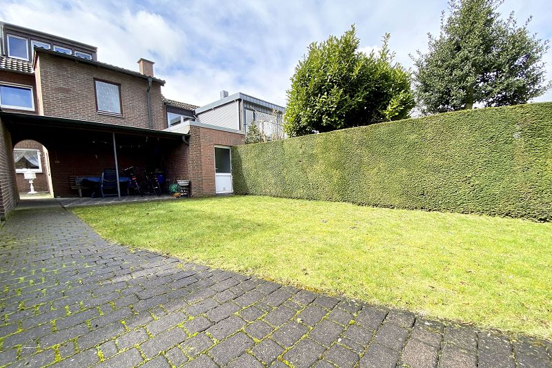 ... Ansicht - Garten Doppelhaush�lfte Bocholt