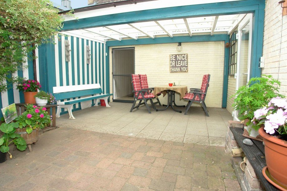 Terrasse Doppelhaush�lfte Bocholt
