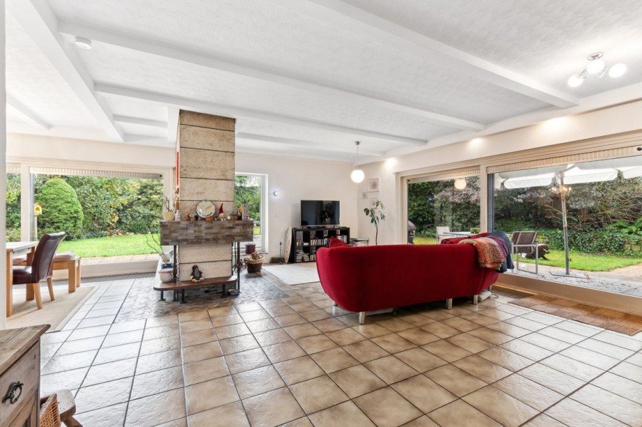 Wohnen-Essen - Kamin Bungalow Bocholt