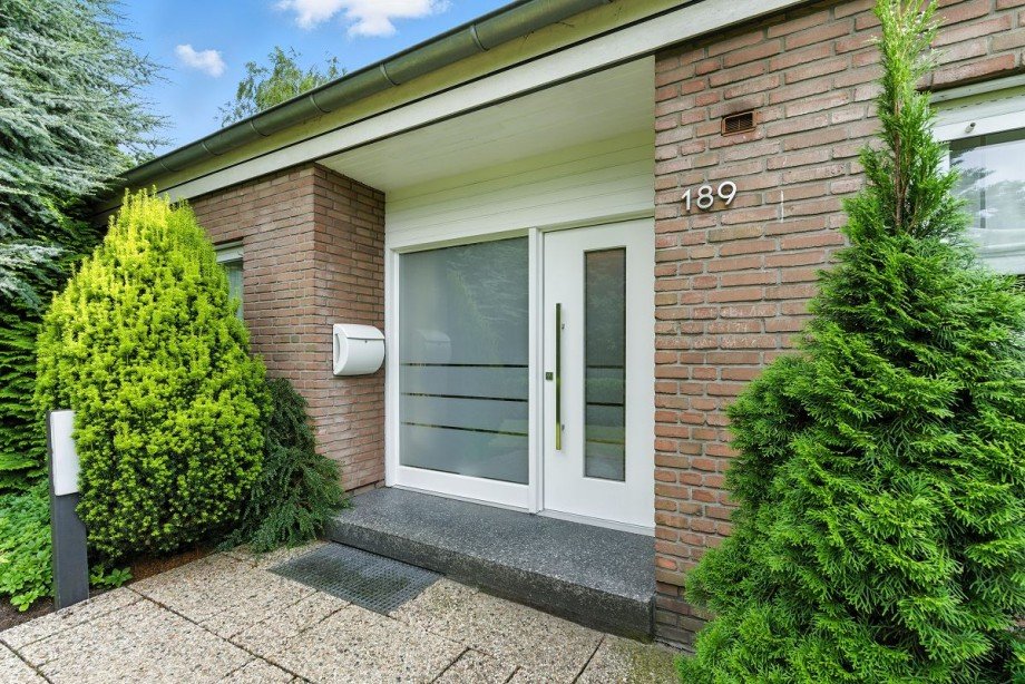 Ansicht des Hauses - Eingang Bungalow Bocholt
