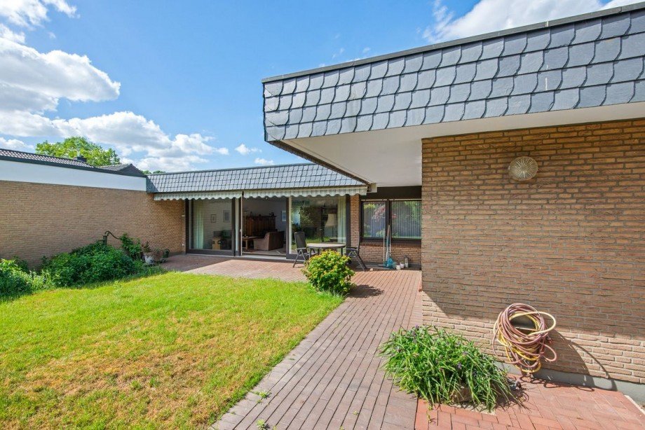 Ansicht - Terrasse-Garten Bungalow Bocholt