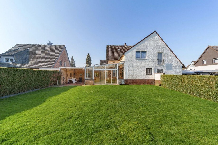Ansicht - Garten Doppelhaush�lfte Bocholt
