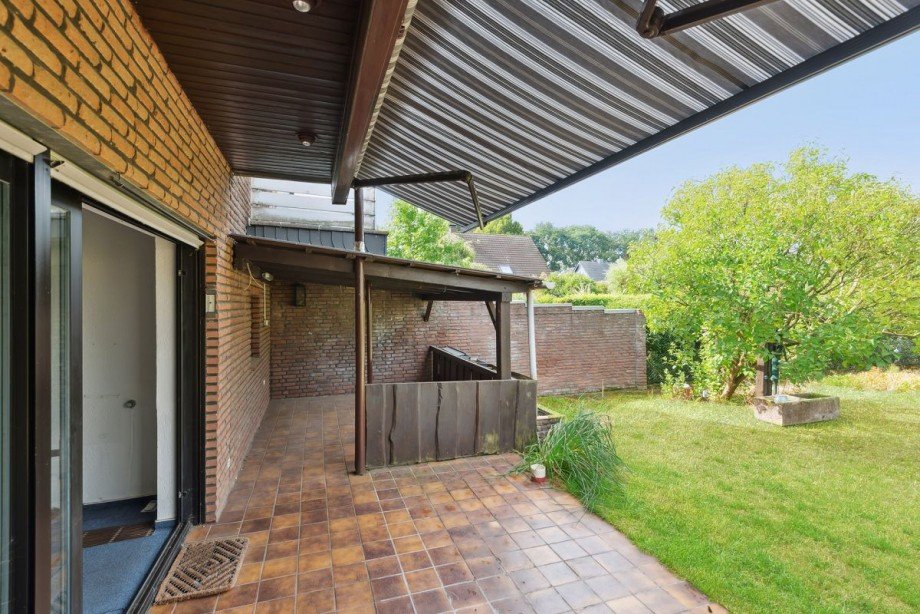 Terrasse Doppelhaush�lfte Bocholt