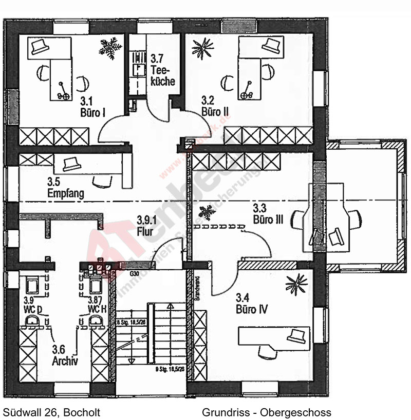 OG - S�dwall 26 B�ro / Praxis Bocholt