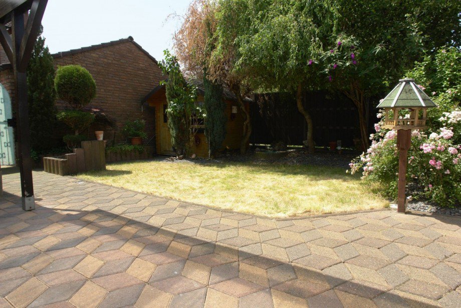... Terrasse Doppelhaush�lfte Bocholt