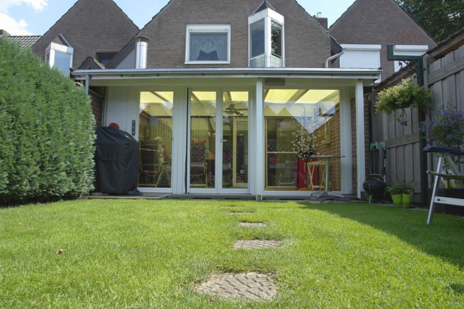 ... Ansicht vom Garten Reihenmittelhaus Bocholt