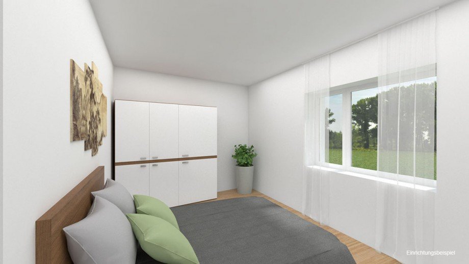 Einrichtungsbeispiel - Schlafen Wohnung Bocholt