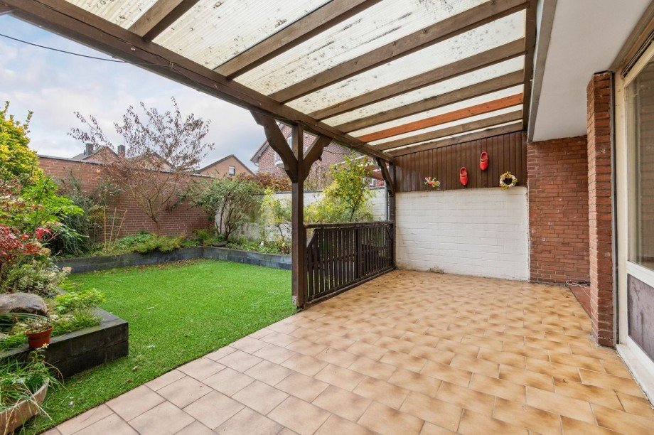 Ansicht - Terrasse Doppelhaush�lfte Isselburg-Werth