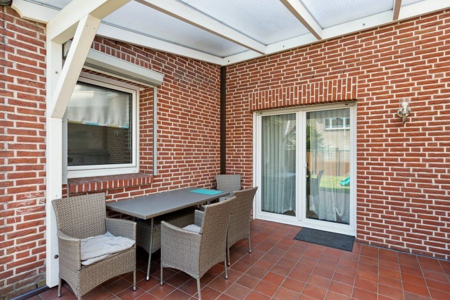 Terrasse Doppelhaush�lfte Bocholt